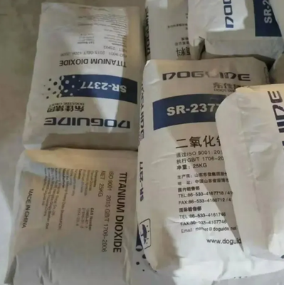DOGUIDE SR-2377 रूटाइल टाइटेनियम डाइऑक्साइड उच्च सफ़ेदता और उत्कृष्ट जल विसारकता के लिए Zr-Al अकार्बनिक कोटिंग के साथ