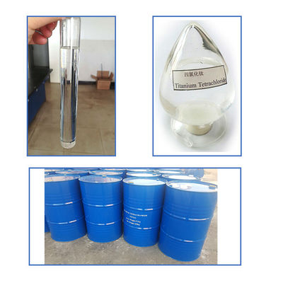 औद्योगिक 99.9% टाइटेनियम टेट्राक्लोराइड TiCl4 CAS 7550-45-0 250kg आईएसओ टैंक पैकेज: