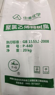 Zhongtai P440 पीवीसी राल इमल्शन ग्रेड K मान 74